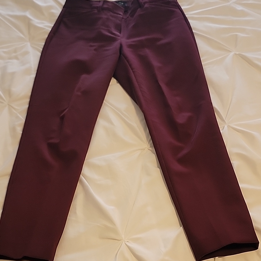 WHBM Women's Burgundy Pants